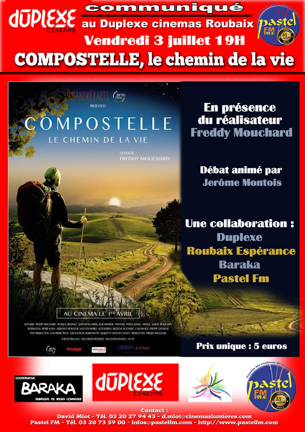 Projection spéciale du film "Compostelle, les chemins de la vie".
