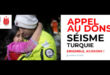 APPEL AU DONS SEISME TURQUIE