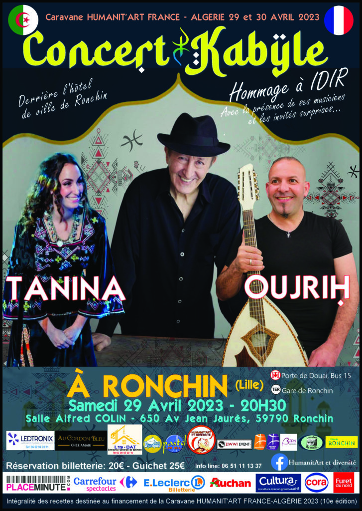 affiche concert kabyle 2 and 2